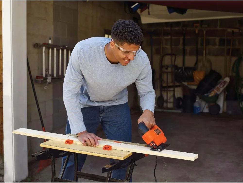 4.5アンペアのジグソー、3000 SPM、最大45度の斜めカットが可能 ° 、クイックブレードチェンジ