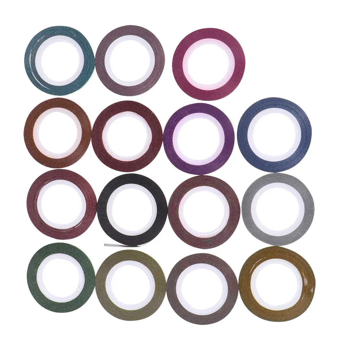 14 Rolls 2Mm Metallic Nail Sticker Tape Nail Art Decoration Set Self Adhesive for Nails Sundries Manicure Pedicure Sparkle