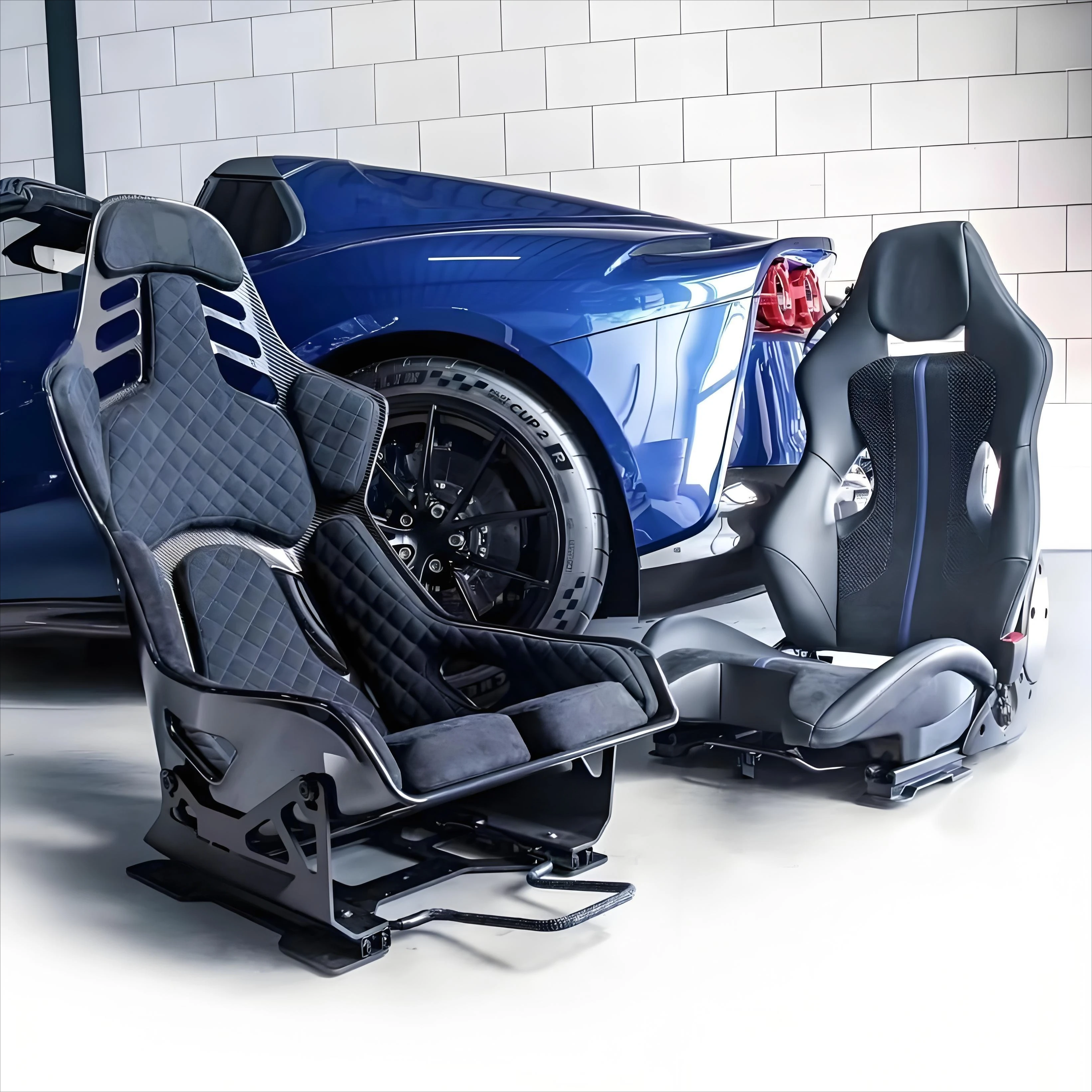 DOS Carbon Fiber Seat For Ferrari 488 458 Dry Carbon Fiber Bucket Seat For Ferrari All Series Without Purosangue