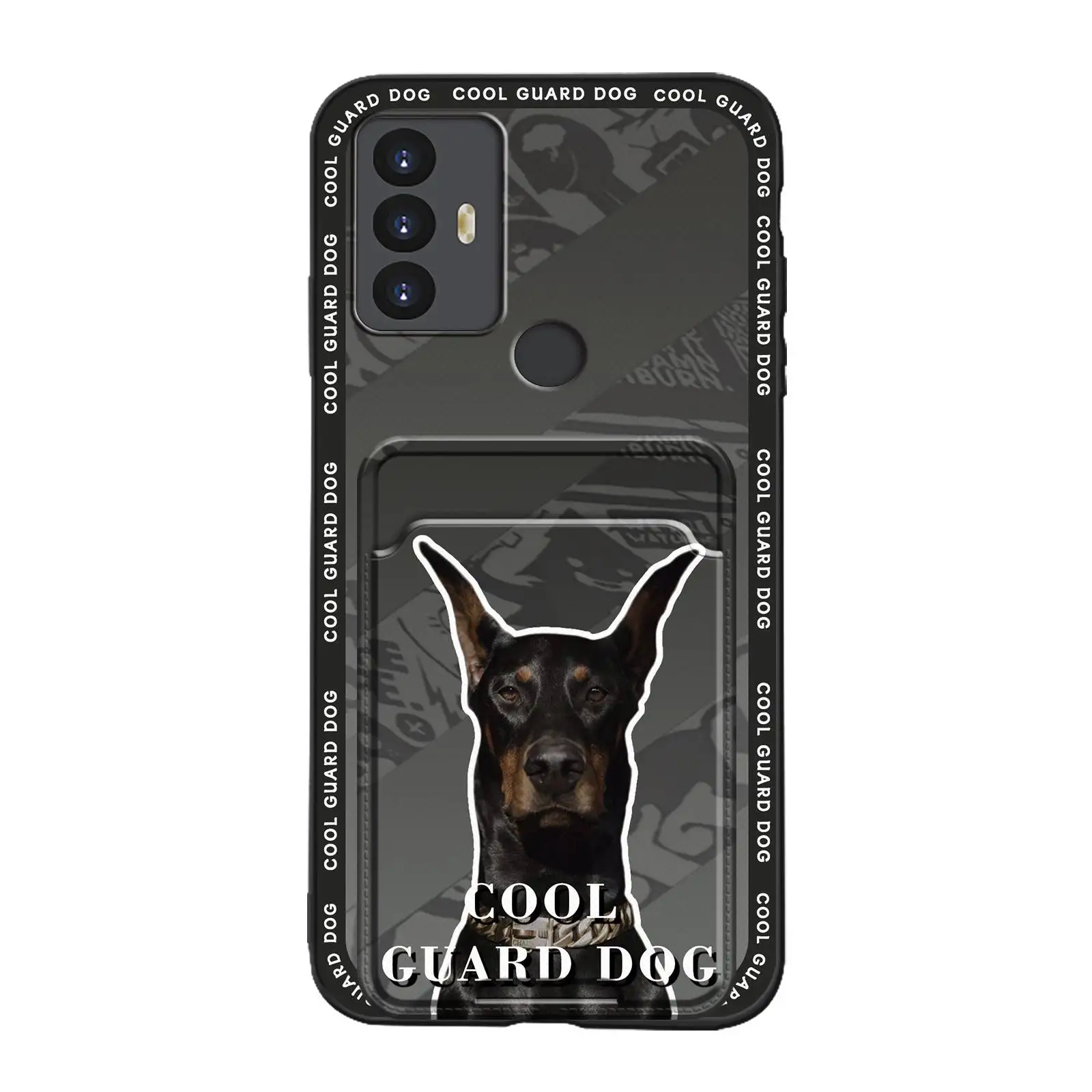 Casing ponsel grafiti tahan air untuk TCL 30SE/30E/306/305/Sharp Aquos V6/V6 Plus slot kartu penutup belakang anti-benturan silikon