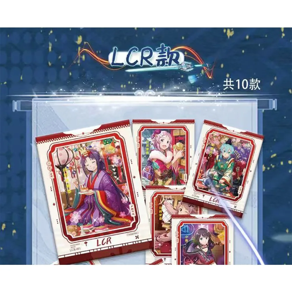 Sword Art Online‌ Collection Cards Japanese Science Fiction Battle Anime HD Painting Design Characters Trend Hobby Card Fun Gift
