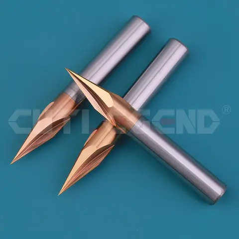 CUTLEGEND 모따기 밀링 커터 카바이드 3 4 5 6 8 10 12 16mm 직경 모따기 밀 디버링 엣지 V 그로브 라우터 30 도