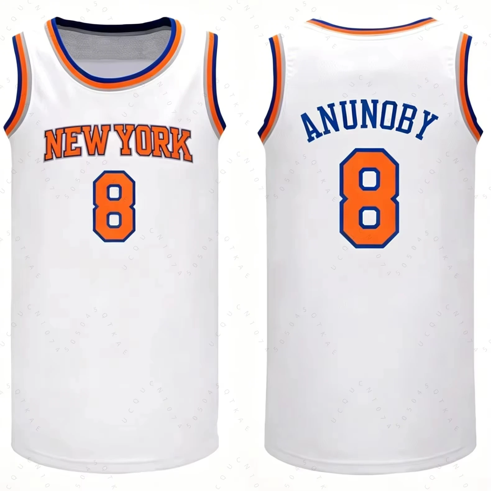 2026–27 New York Trikot Finals Champions Style Brunson # 11 Städte # 32 Brücken # 25 Anunoby # 8 Hart # 3 Basketball-Trikots für Fans – Detail 5