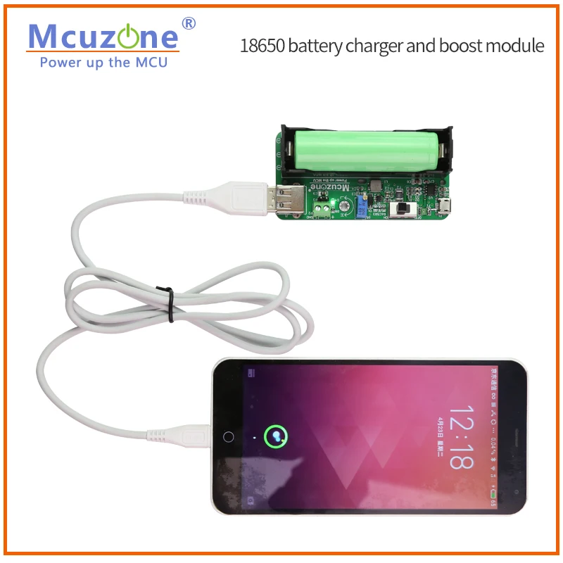 18650 ładowarka i moduł Boost, wyjście regulacji 5-12V, zasilanie Arduino, LED, Router