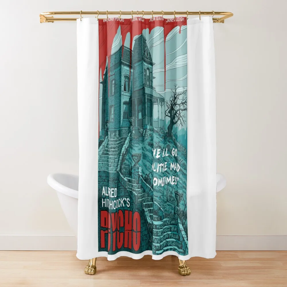 

psycho Shower Curtain Modern Showers For Bathroom Waterproof Shower Bathroom Shower Set Elegant Bathroom Curtain