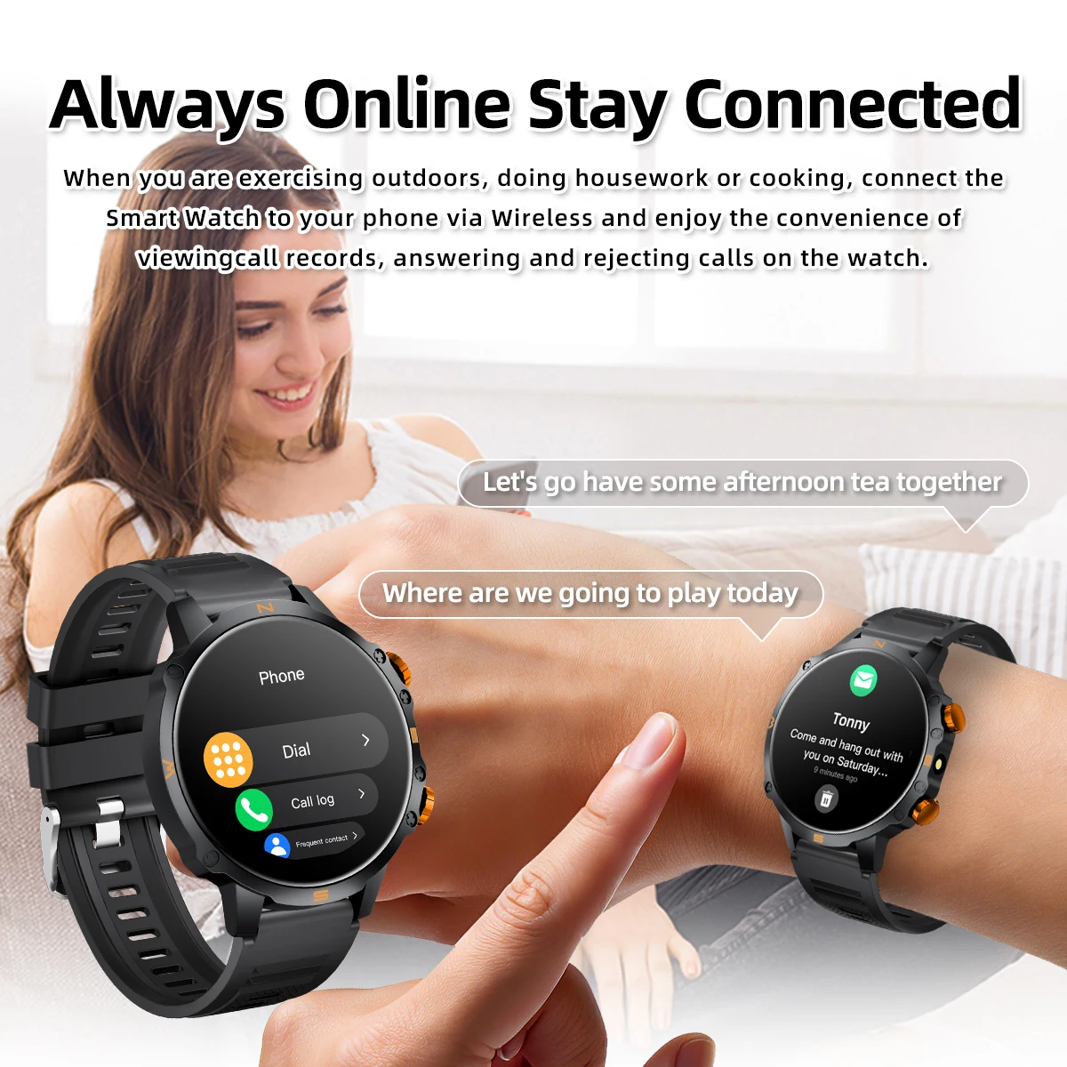 Jam Tangan Pintar Baru Layar H - Smartwatch X12 ulasan dan harga