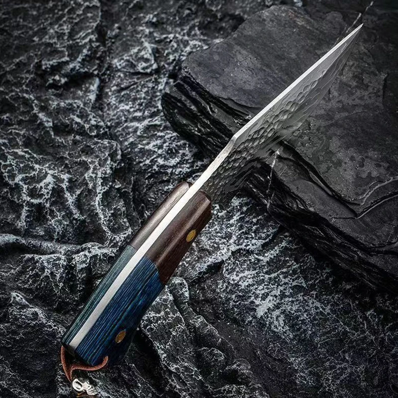 Stainless Steel Utility Knife Kitchen Boning Knife Cleaver Slicing Barbecue Knife Meat Fruit Cutting Fishing Knife