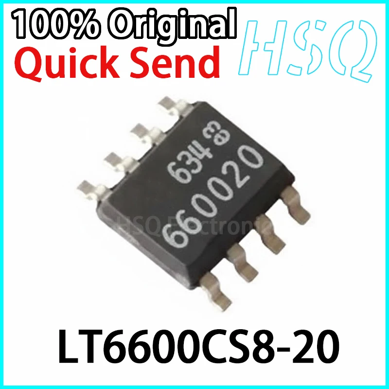 1PCS New LT6600CS8-20 -2.5#PBF -10 -15 20 -5 IS8 Silk Screen 660020 SOP-8 Differential Amplifier IC Chip in Stock