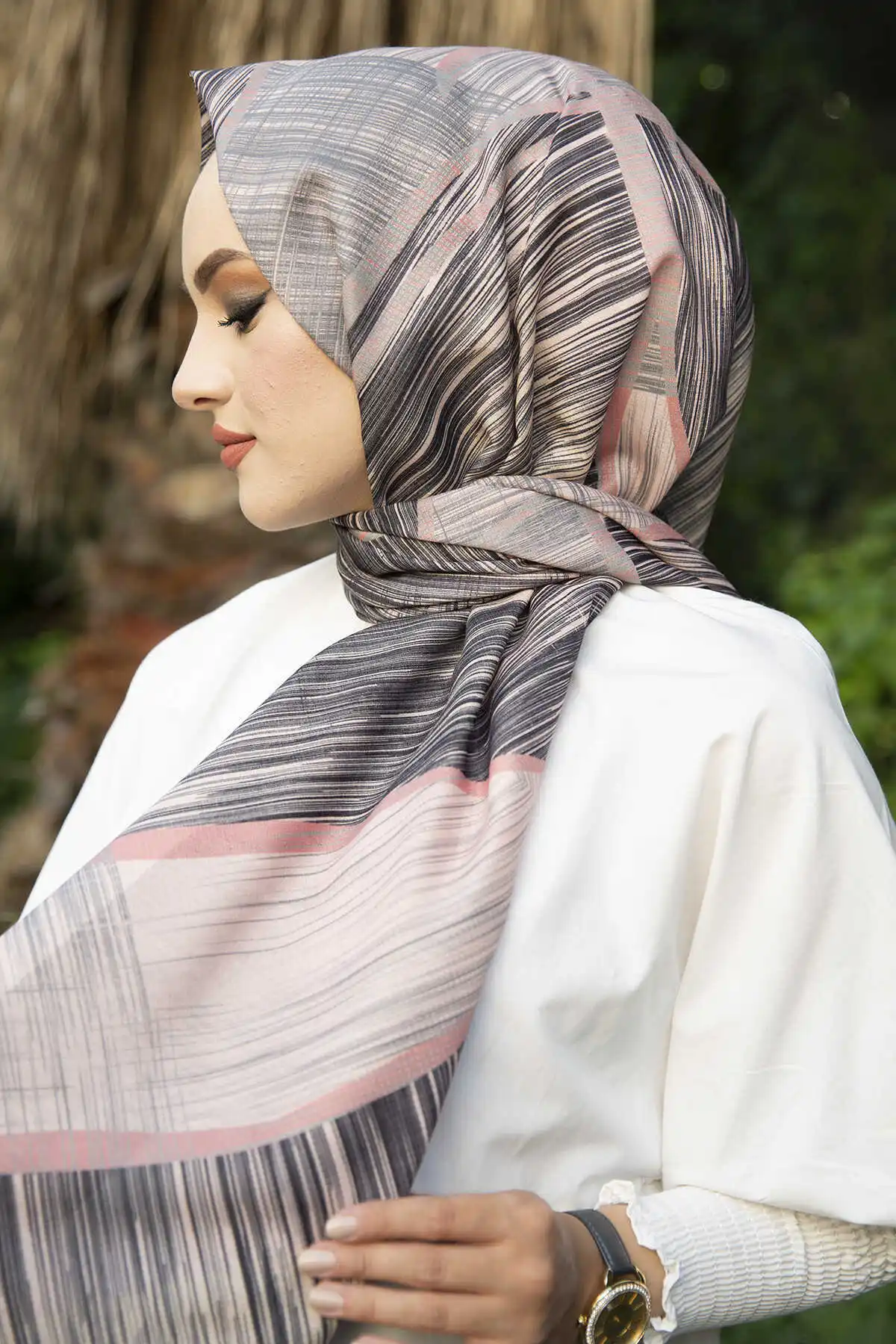 Cotton Pattern Shawl E-Winter Autumn 2021 Muslim Women Hijab headscarf Islamic Turkey