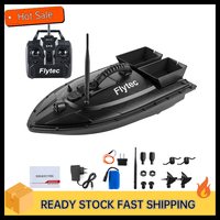 Flytec Fishing Bait Boat 500m Remote Control Bait Boat Dual Motor Fish Finder 1.5KG Loading with LED Light for Fishing