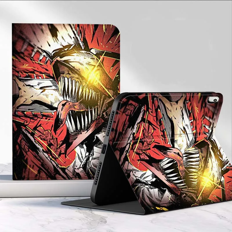 Cartoon Chainsaw Man For Lenovo Xiaoxin Pad Pro Tab M10 K10 Plus 3rd Y700 Gen 11 11.2 11.5 12.7 8.8 Inch Tablet Case