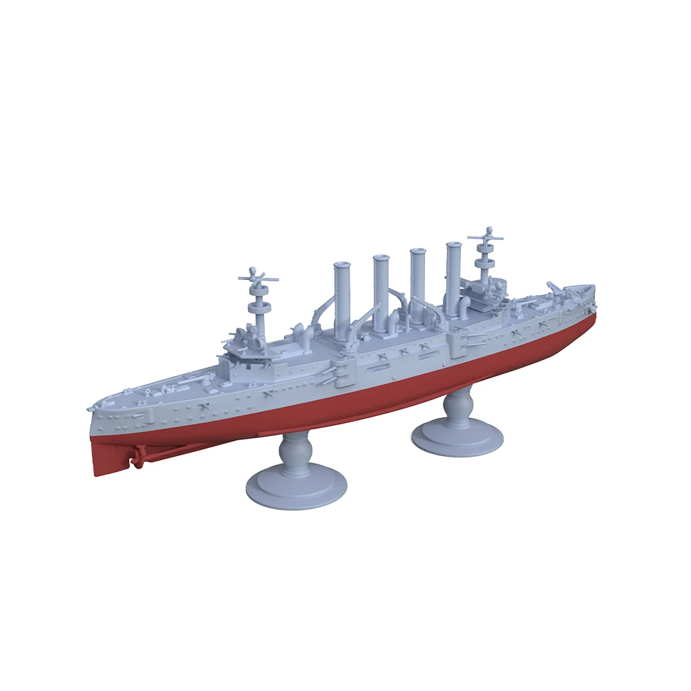 SSMODEL SSC511 1/2000 1/2400 1/3000 Military Model Kit USN St.Louis Class Light Cruiser Miniature Factory building