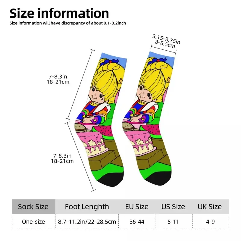 Y2K Rainbow Brite Men Women Socks Outdoor Novelty Spring Summer Autumn Winter Stockings Gift