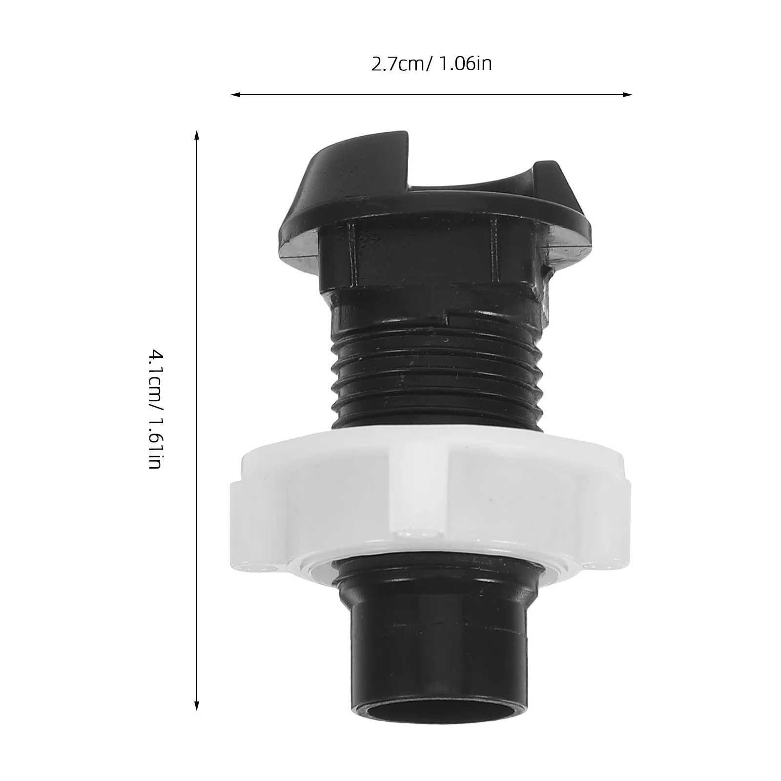 Toilet Flush Handle Nut Assembly Leakproof Tank Lever Connector Screw for DIY Bathroom Repair