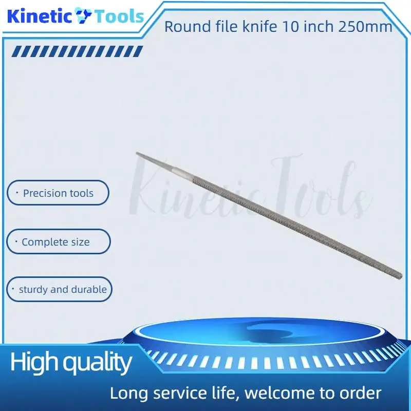 High hardness steel steel file round 10 inch saw file straightening engraving sharpener metal