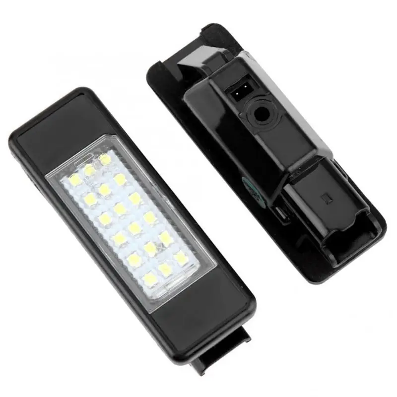 2PCs Canbus Led Number License Plate Lights Auto Replacement Bulb for Citroen C2 C4 C5 DS3 for 106 207 307