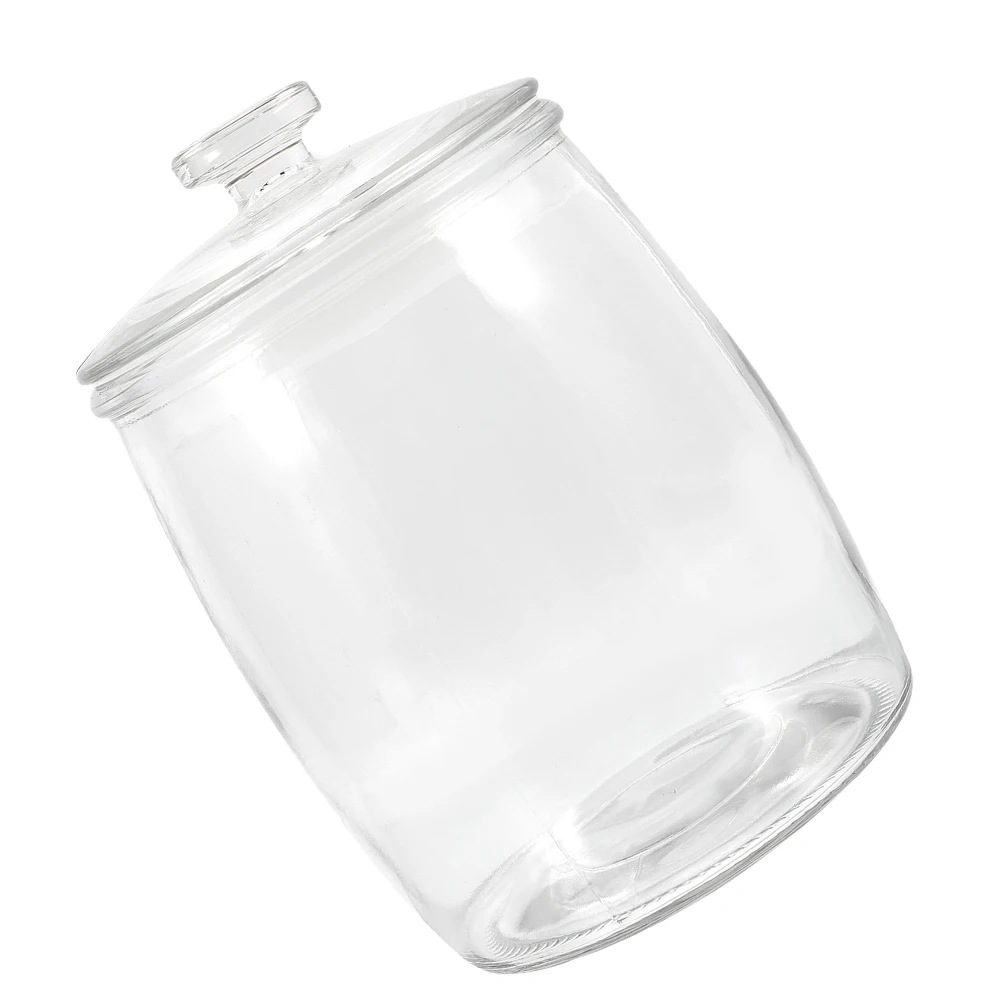 Tarro de pepinillos de vidrio, contenedor sellado hermético transparente, encurtido de verduras para el hogar, tarro de almacenamiento de alimentos de gran capacidad