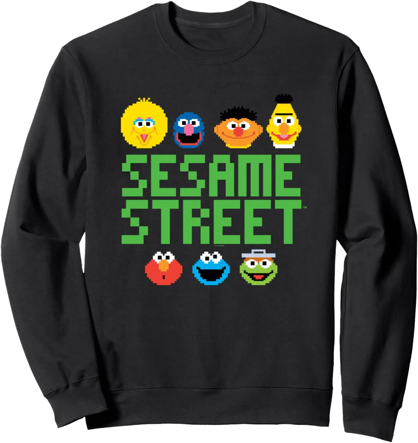 Sesame Street Pixel Group Sweatshirt