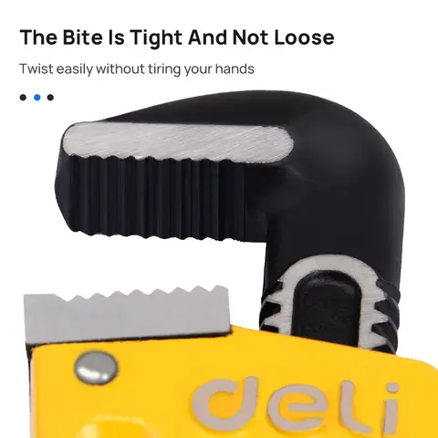 डेली 10 इंच यूनिवर्सल एल्युमीनियम पाइप प्लायर्स बड़े ओपनिंग स्पैनर एडजस्टेबल वाटर पाइप क्लैंप प्लायर्स टूल्स 12 best sales ट्यूब उपकरण - №10