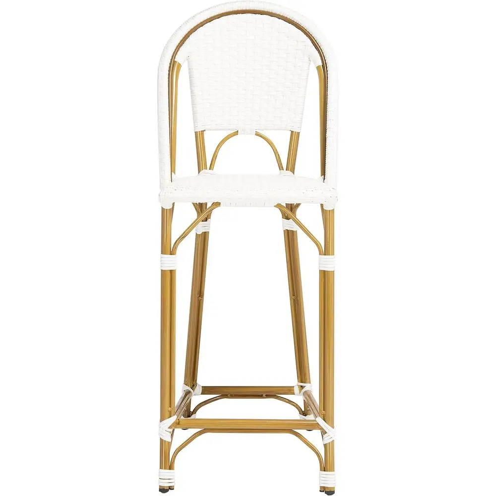 

Белый складной 30-дюймовый барный стул для улицы - коллекция Zaid