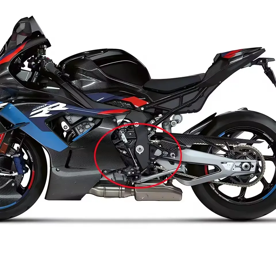 For BMW S1000RR 2019-2023 2024 2026 M1000RR 2020-2026 2025 Motorcycle Adjustable Carbon Fiber Board Rear Set Foot Pegs Pedal view 3