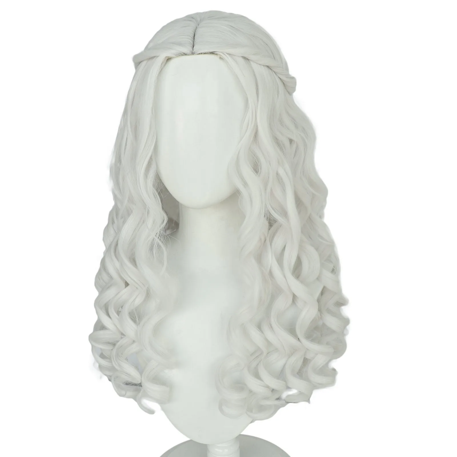 

Alice In Wonderland 2 Through The Looking Glass White Queen Alice Long Hair Full Wig Costume Accessory