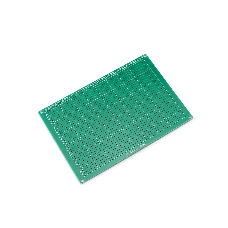 Imagem -05 - Universal Printed Circuit Board Single Sided Pcb Board Placa de Cobre Verde Faça Você Mesmo Placas Eletrônicas Protoboard 8x12cm Pcs