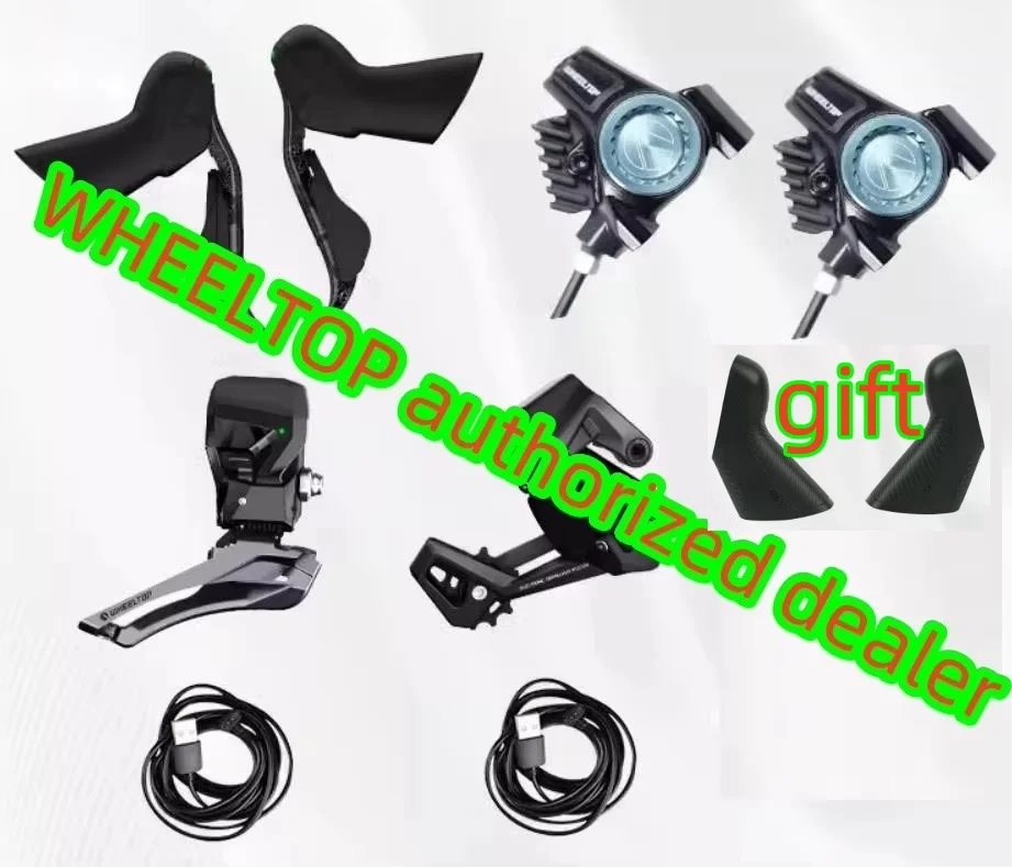 WHEELTOP EDS TX Electronic Wireless Groupset, Carbon, aluminium alloy, 2*3-14s Speed adjustment