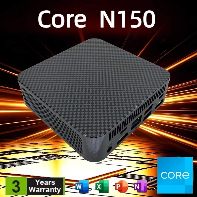 New Mini PC 2026 Intel N150 Small Pocket Computer 16GB RAM 1TB SSD Portable WiFi 6 BT5.2 Gaming Desktop PC