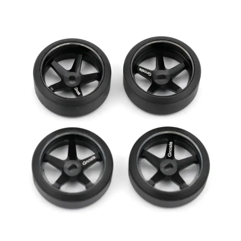 Jantes Métalliques Pour Wltoys 284131, K969, K979, K989, K999, Kyosho Mini-Z 1/28 – 27 Mm – Lot De 4 Pneus (argenté)