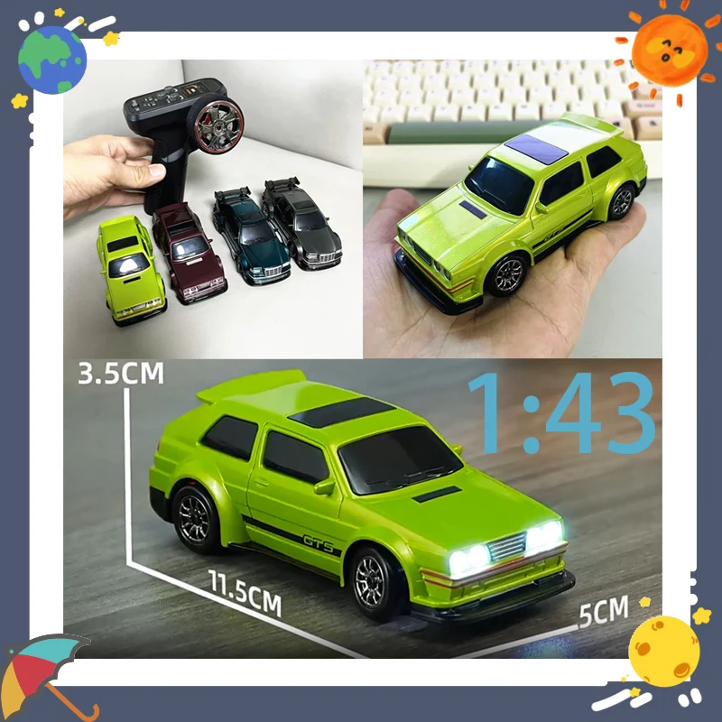 

Feiyu 1:43 Scale Four-Wheel Drive RC Drift Car High-Speed Racing Toy with Gyroscope for Children Remote Control Model Car