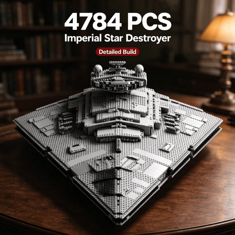 New Arrival 4784PCS UCS Imperial Star Destroyer MOC Building Blocks Bricks Toy Set - Super Great Birthday Gift