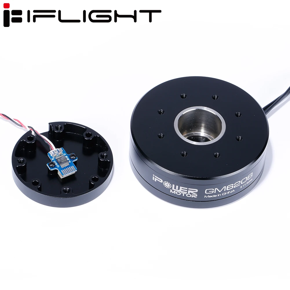 iFlight iPower Gimbal Motor GM6208-150T UAV pod motor / Turntable Airborne Lidar Pod motor W/ AS5048A Encoder / Encode Alum Case