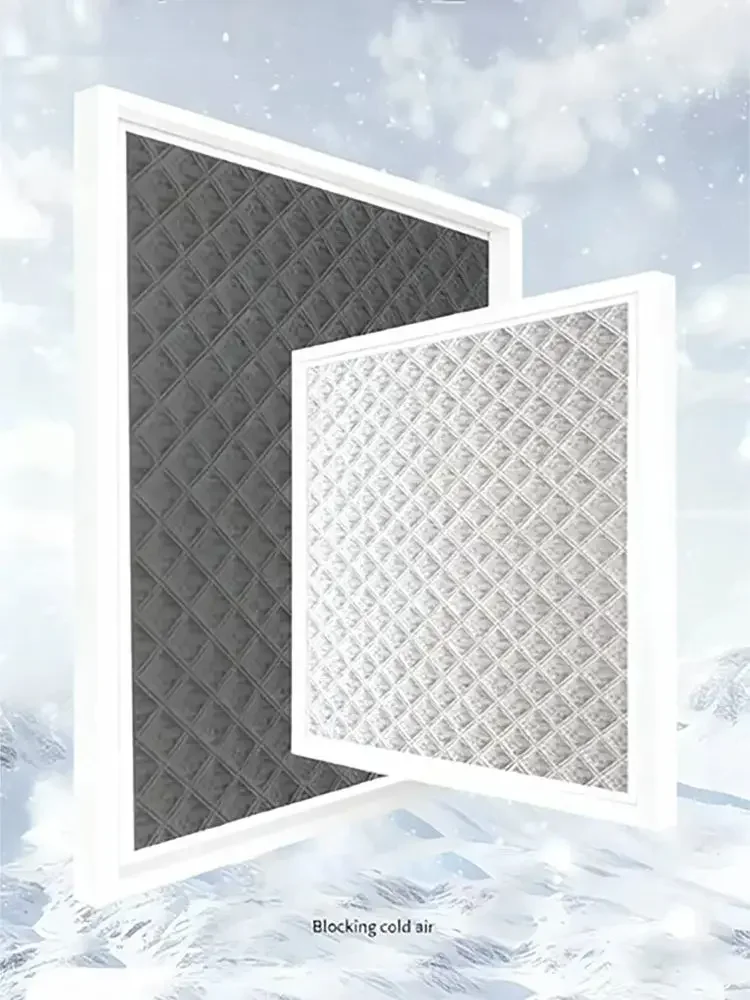 Windproof curtains, sealed windows, winter cold proof curtains, simple installation curtains, customized curtains