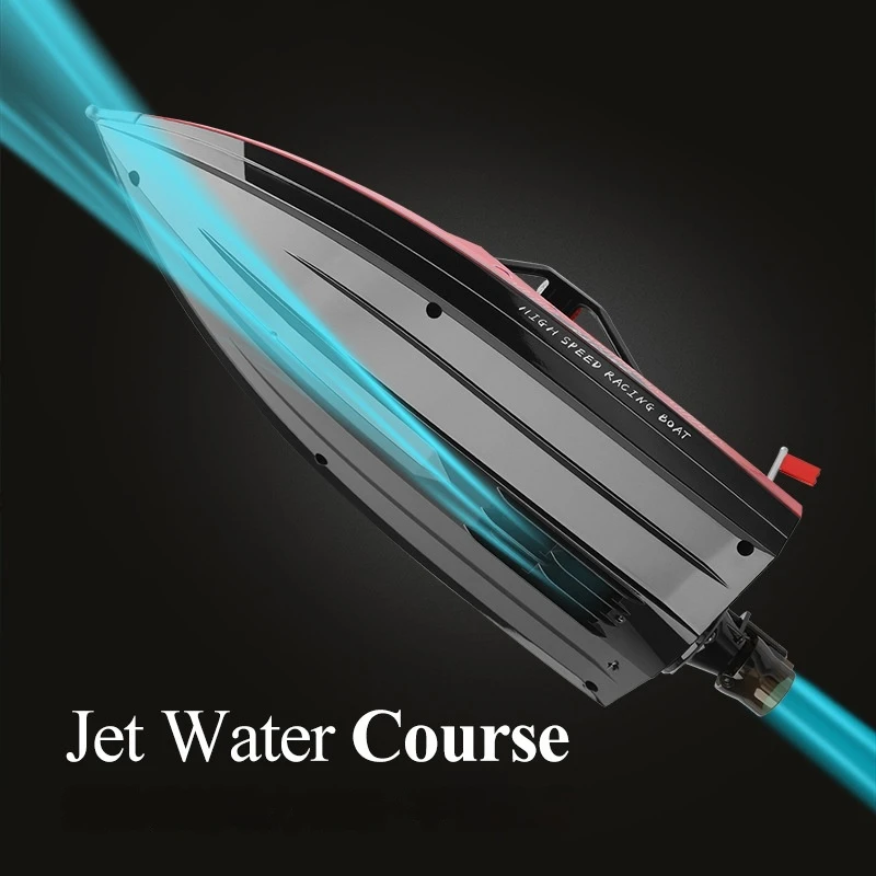 Wltoys Wl917 Jet Racing Rc Boats Lighted Built-In Propeller Speedboat Turbo Power Flexible And Easy To Control  Water Toys