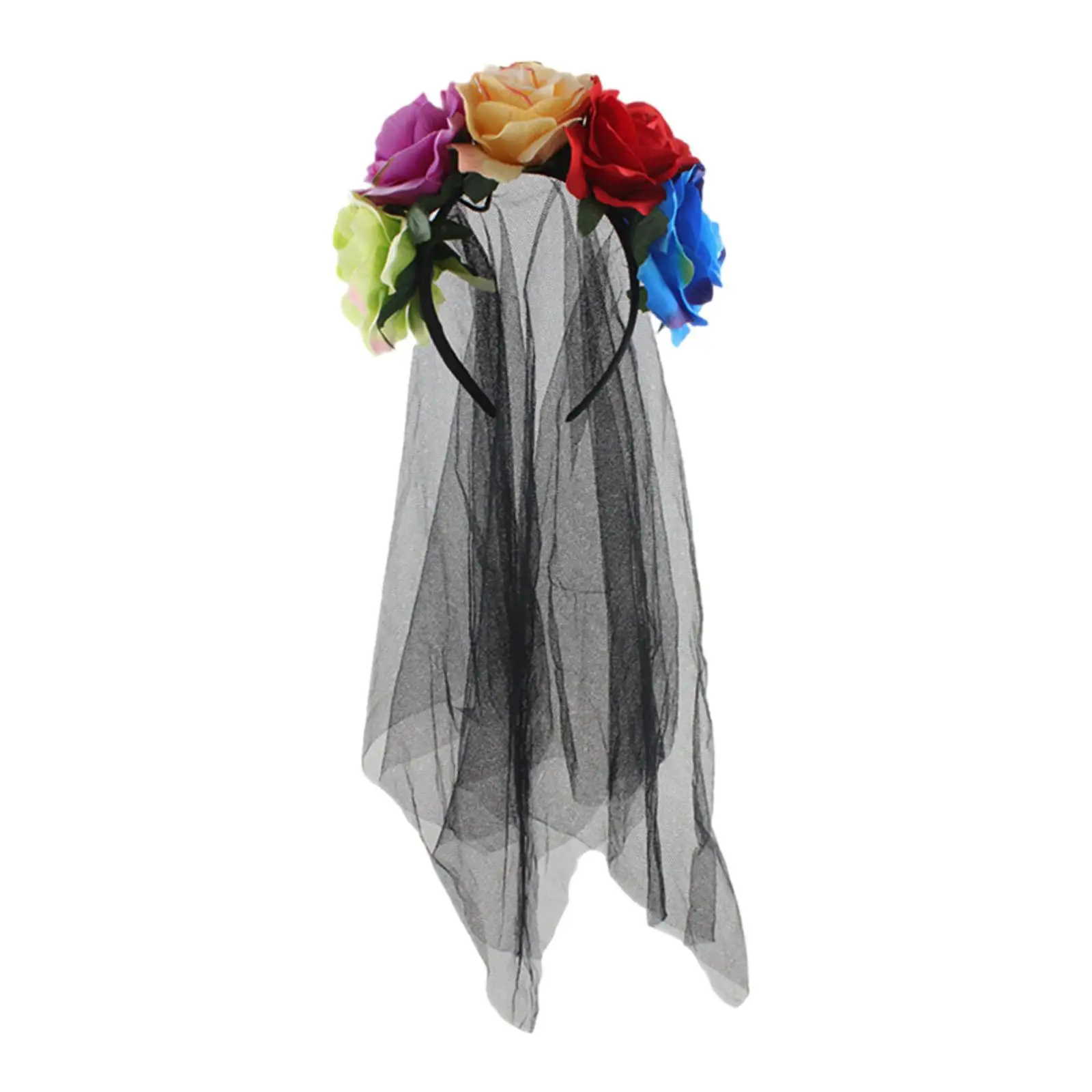 

Halloween Rose Headband Cosplay Unique Costume Novelty Party Favor Gift Adults