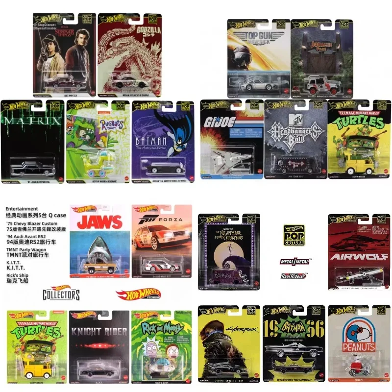 รถของเล่นฮอตวีลส์รุ่นใหม่ HXD63 คอลเลคชั่นป๊อปคัลเจอร์ ซีรีส์ Stranger Things ก็อดซิลล่า แบ็ค ทู เดอะ ฟิวเจอร์ ฟอร์ซ่า เมทริกซ์
