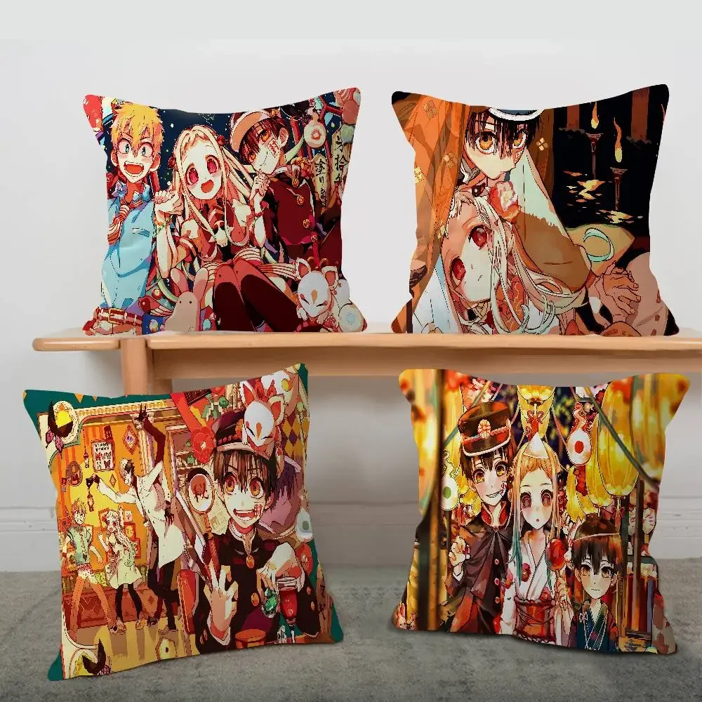 Toilet Bound Hanako Kun Pillow Anime Pillow Sofa Bed Head Pillow Cover Cushion Cover 45x45 Cm Fashion