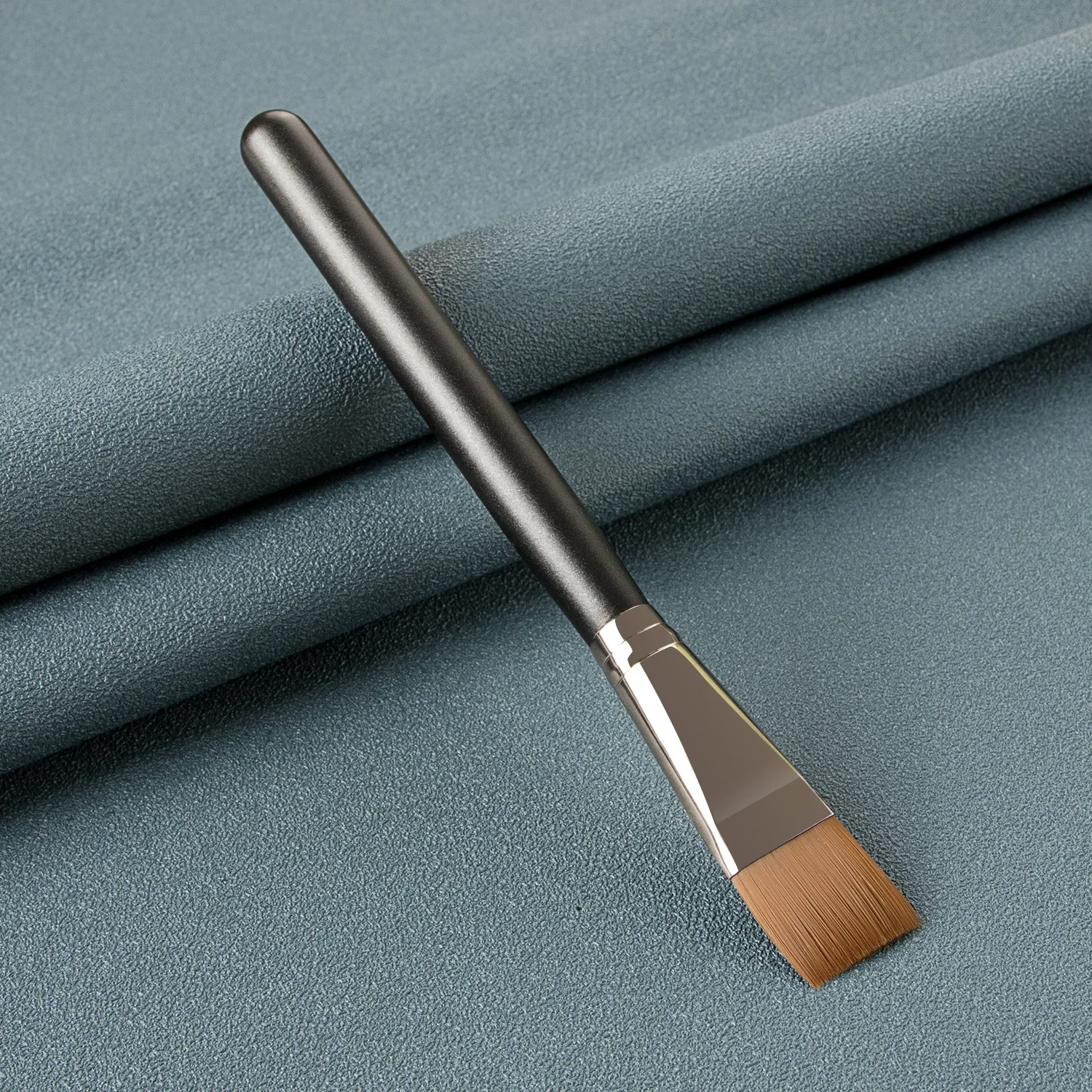 Pinceau de maquillage pour base novice, 1 pièce, brosse pour fond de teint, blush, langue plate, outils de beauté, brosse pour masque cosmétique de beauté