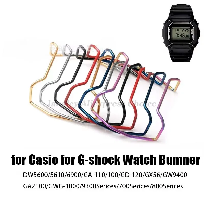 Parachoques de reloj de Metal para DW5600/5610/6900/9400/GA-110/100 GA700/800 GWG1000, accesorios anticolisión de Metal macho de acero inoxidable