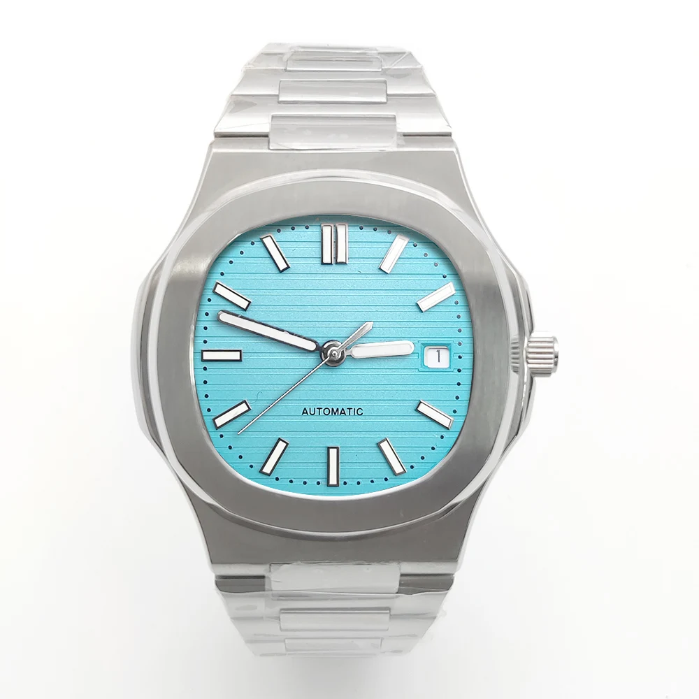 New Men's Watches Mechanical 40mm Watch 8215 Movement Stainless Steel Classic Watch 5bar Waterproof Sapphire Glass