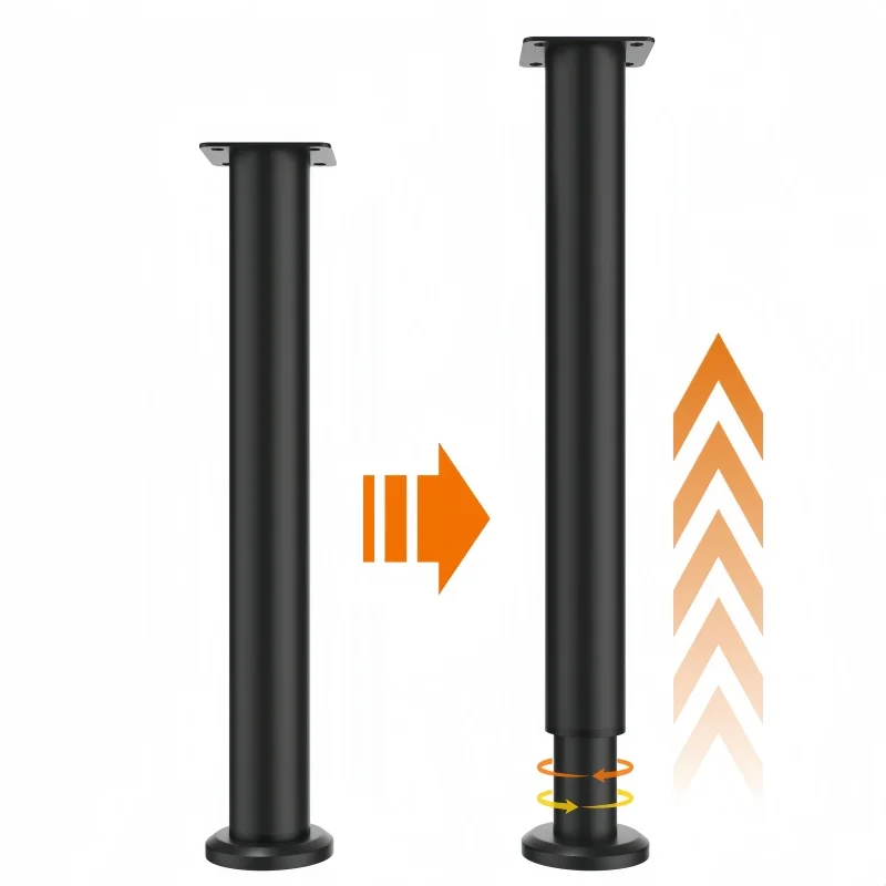 2 uds pueden aumentar la altura de los muebles patas de mesa extensibles patas de mesa de soporte, adecuadas para sofás, gabinetes y sofás de mesa