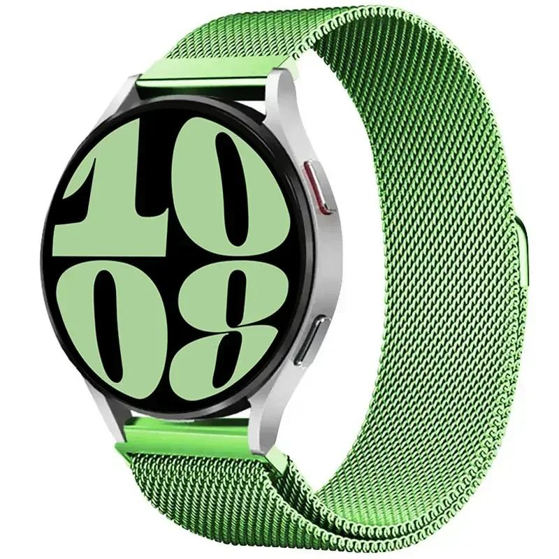22 mm 20 mm Milanese-Loop-Armband für Samsung Galaxy Watch 7 6 5 4 44 mm 40 mm magnetisches Metallarmband Galaxy Watch 4/6 Classic-Armband