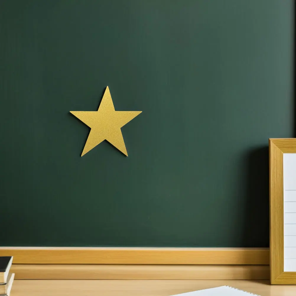 

80 PCS Five-pointed Star Paper Cutting Glitter Cutouts Classroom Colorful Shapes Stars DIY Crafts for Kids