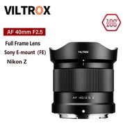 VILTROX 40mm F2.5 for Sony E Lens Nikon Z Lens Camera Lens Full Frame Auto Focus Portrait Vlog Lens For Nikon Zf Zfc Z6 Z7 Z8