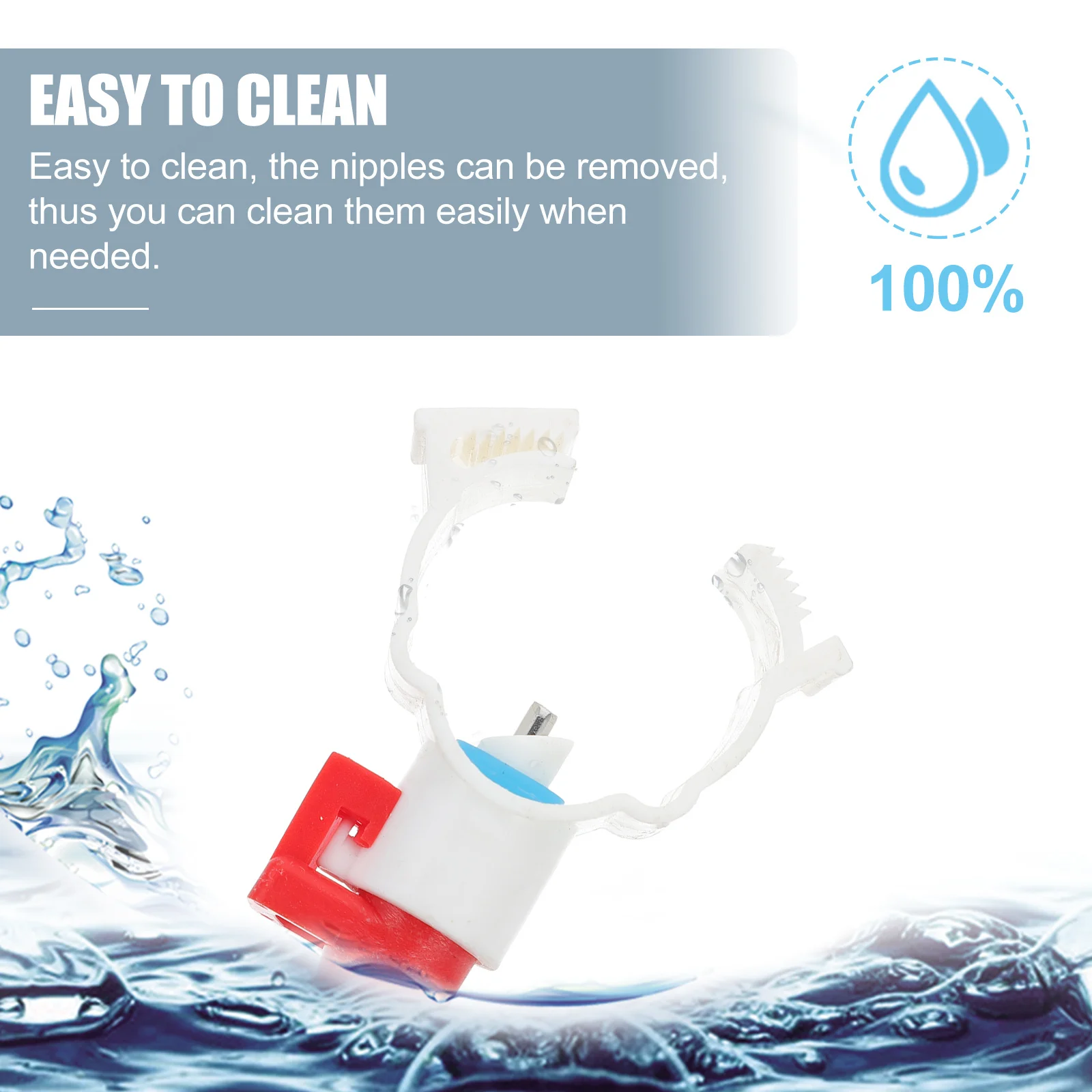 

20pcs Ball Nipples Chicken Feeder Drinking Nipples For Poultry Water Drinker Chicken Water Dispenser Farm Feeding Equipment