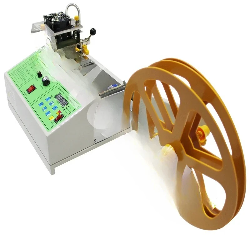 Cloth Tape Velcro Cold and Hot Elastic Breaking Machine Computer Cutting Machine Small Full Automatic Tape Cutting Machine