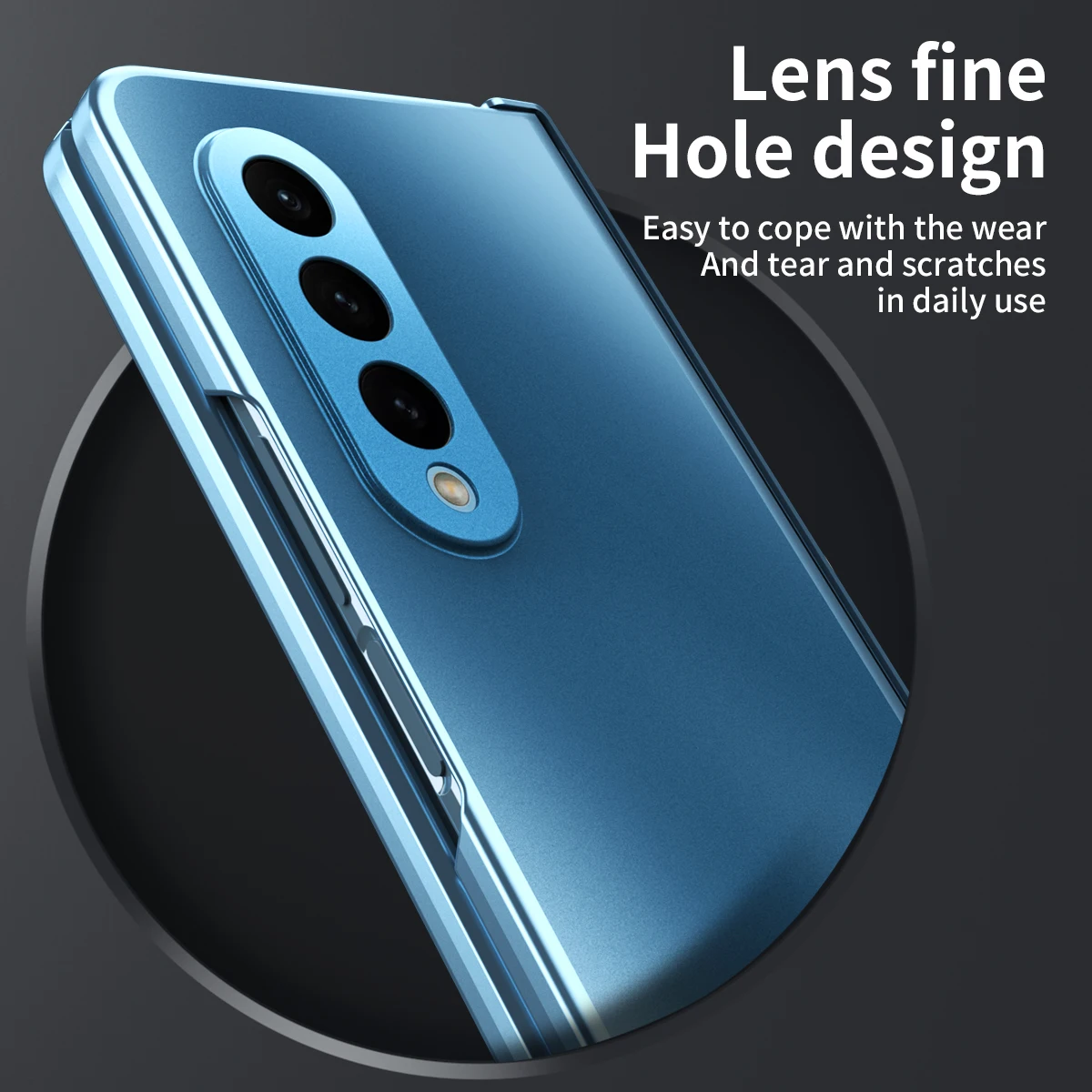 360 Full-Bod Plating Hinge Case For Samsung Galaxy Z Fold 5 4 Shockproof Armor Camera Lens Protector Cover Z Fold 3 2 Coque