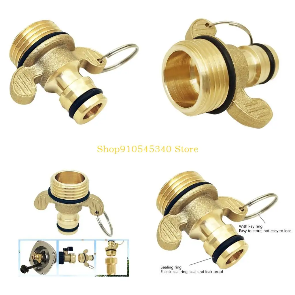 

U -2JA латунный шланг для водного шланга локтя 45 градусов/два уша быстрого адаптера адаптера для быстрого подключения для яхт