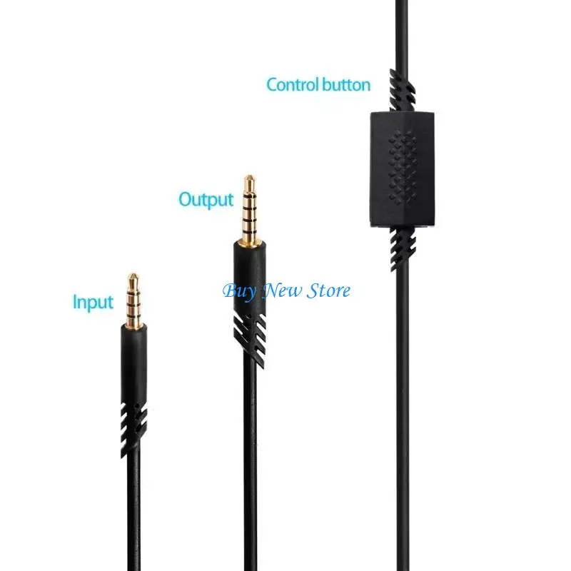 20CE كابل صوتية صوتية احترافية لـ A10 و A40 و A30 سماعات الرأس Crystal Clear Clear Close Sound 3.5Aux Line #5
